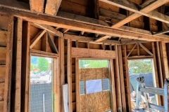Bay window with translucent panels 7-22-2023